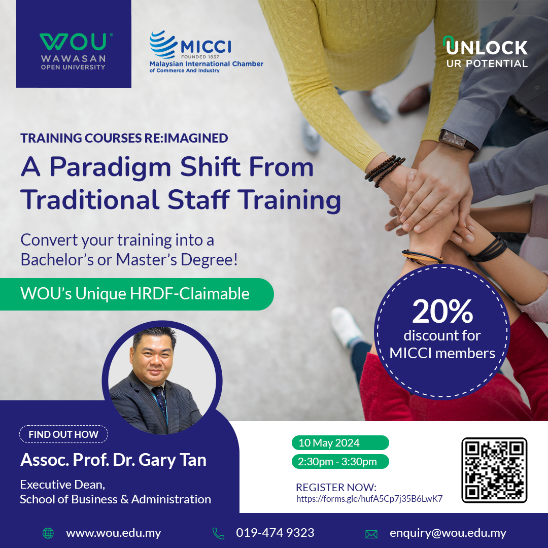 Wawasan Open University -  A Paradigm Shift From Traditional Staff Training Webinar